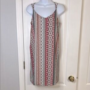 Patterned Sleeveless Dress